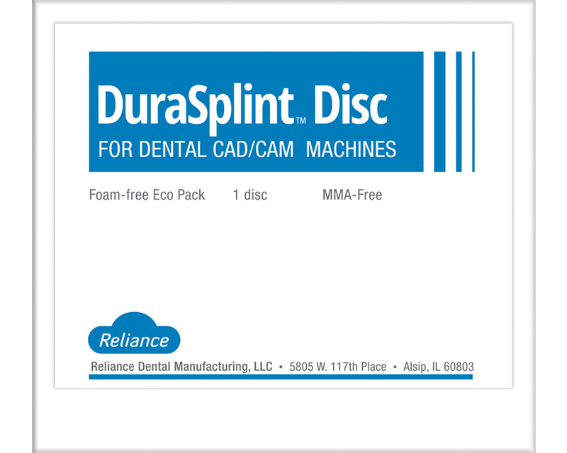 DURASPLINT 95mm DISC Reliance Dental Manufacturing